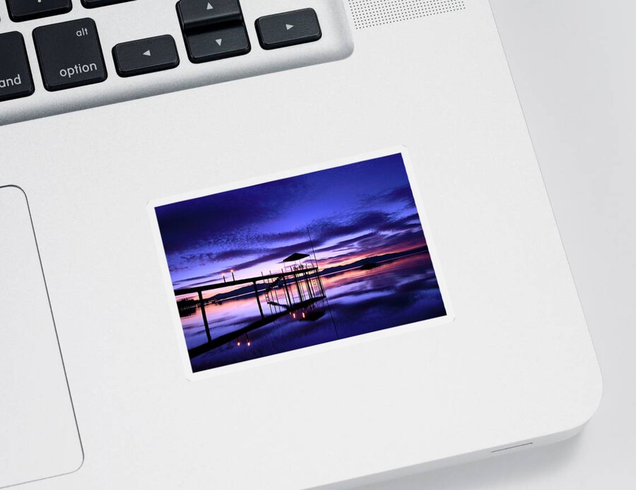 Lake Tahoe Sticker featuring the photograph Wake Up to The Dawn by Sean Sarsfield
