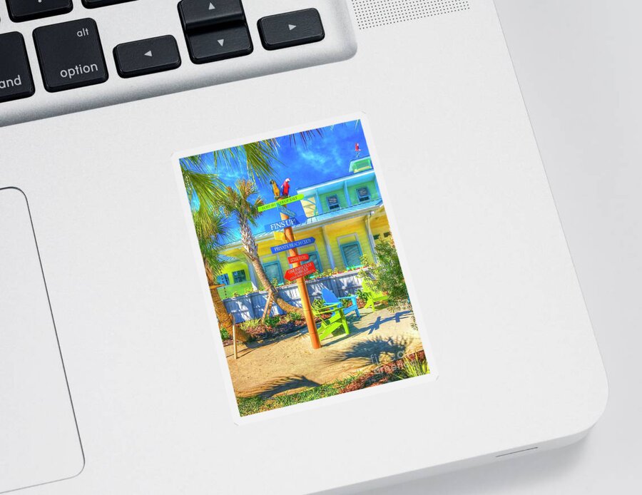 Beachy Sticker featuring the photograph Wastin Away by Debbi Granruth