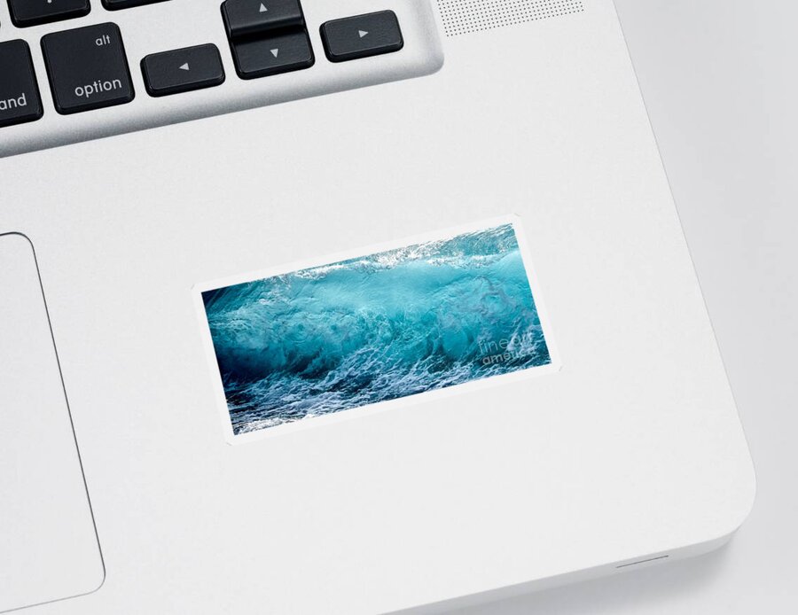 Wave Sticker featuring the photograph Wave of Expectation by Debra Banks