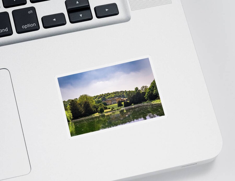 Temple Sticker featuring the photograph West Wycombe House by Framing Places