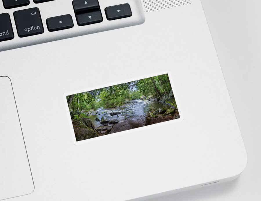 Bill Pevlor Sticker featuring the photograph Wilderness Waterway by Bill Pevlor