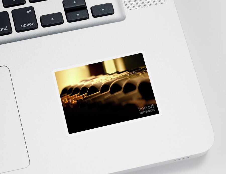 Wine Sticker featuring the photograph Wines by Delphimages Photo Creations