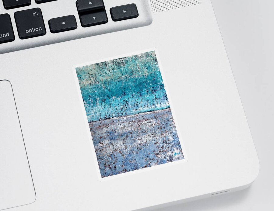 Winter Sticker featuring the painting Wintry Mesa by Sol Luckman
