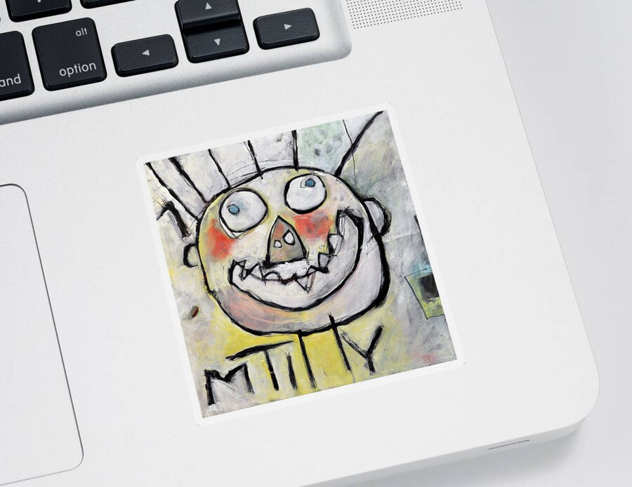 Kids' Drawing Sticker featuring the painting Ymmit by Tim Nyberg
