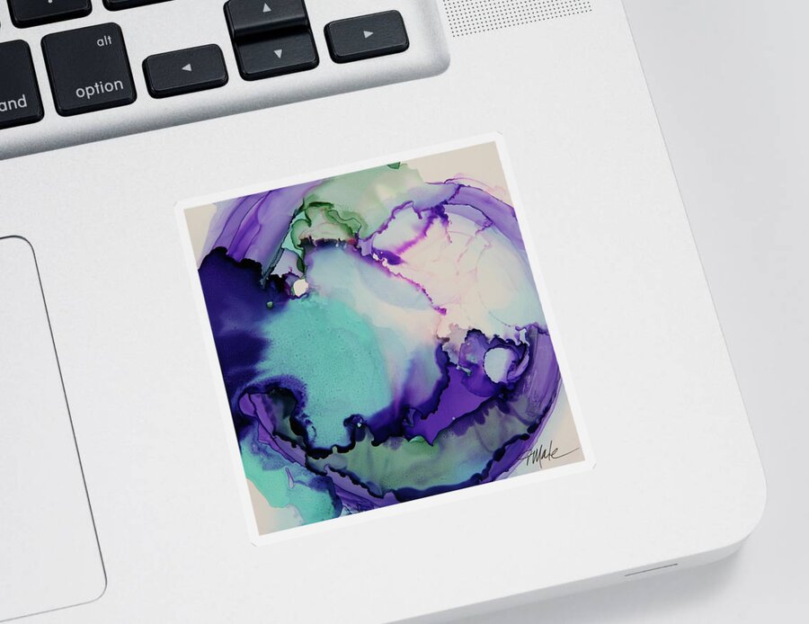 Art Prints Sticker featuring the painting Zen by Tracy Male
