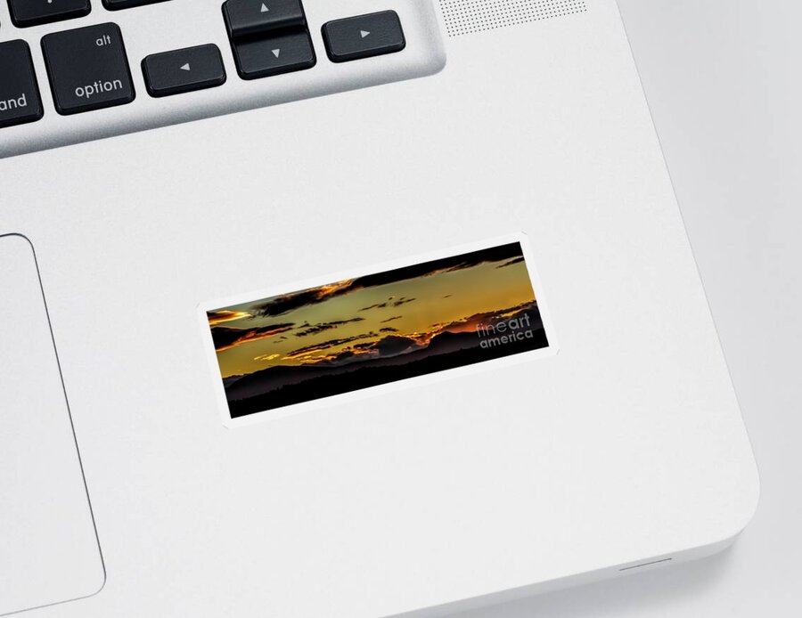 Jon Burch Sticker featuring the photograph Front Range Sunset #2 by Jon Burch Photography