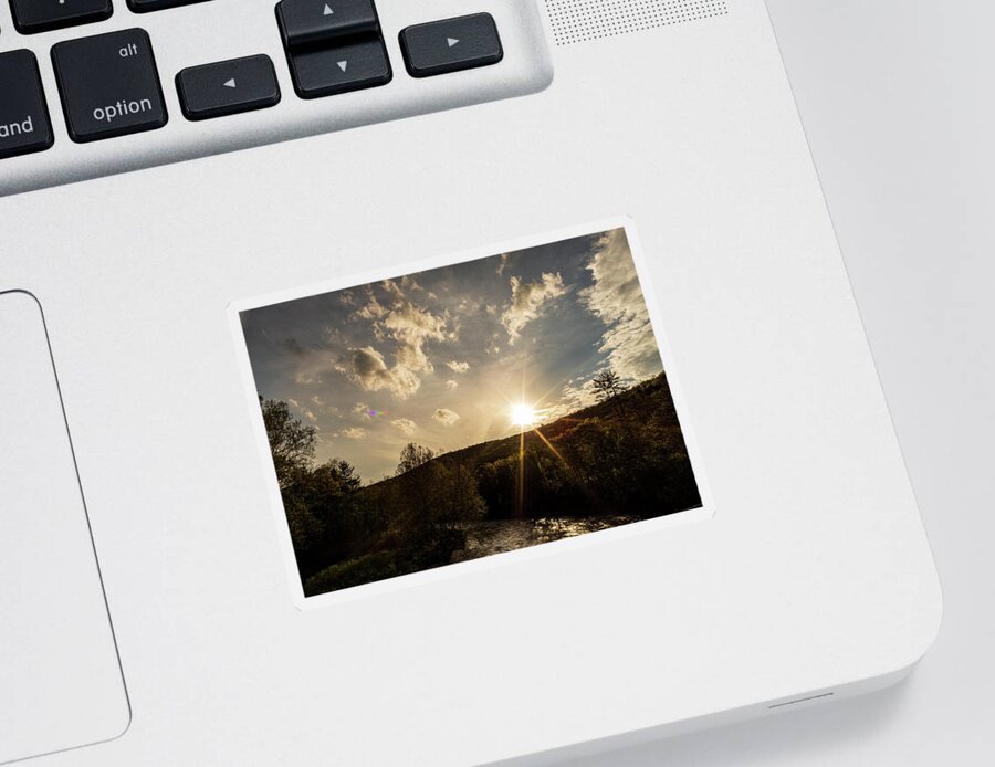 Scenic Sticker featuring the photograph Landscape Photography - Rural Scene by Amelia Pearn
