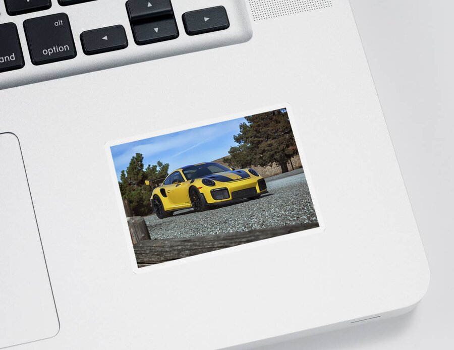 Cars Sticker featuring the photograph #Porsche 911 #GT2RS #Print #1 by ItzKirb Photography