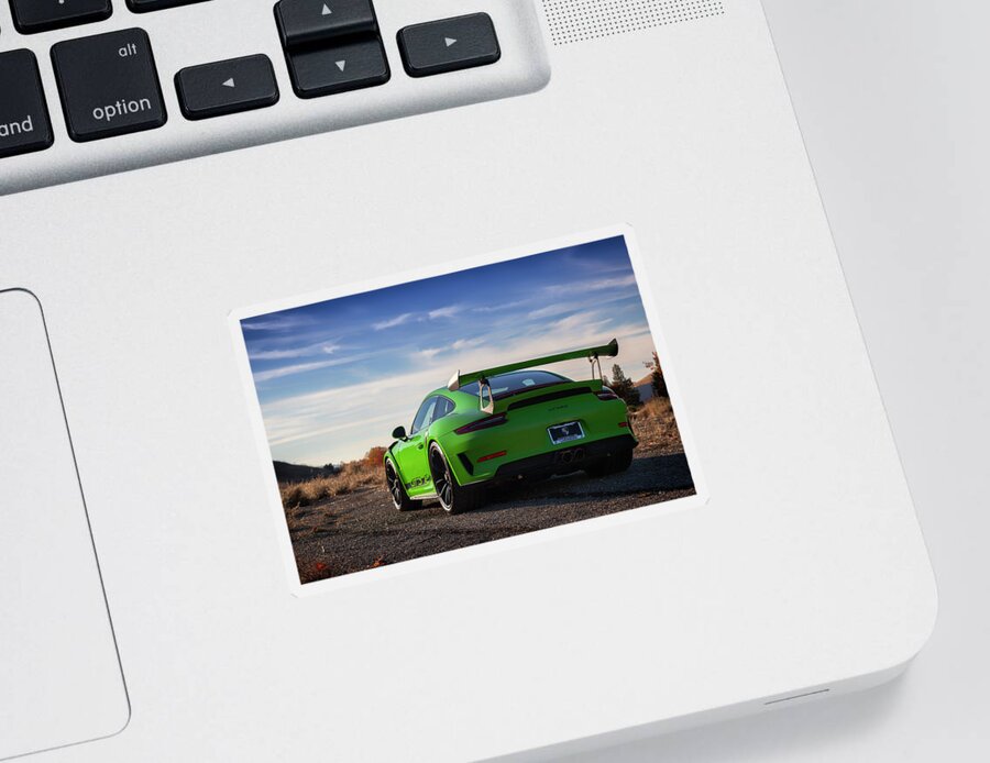 Cars Sticker featuring the photograph #Porsche 911 #GT3RS #Print #8 by ItzKirb Photography