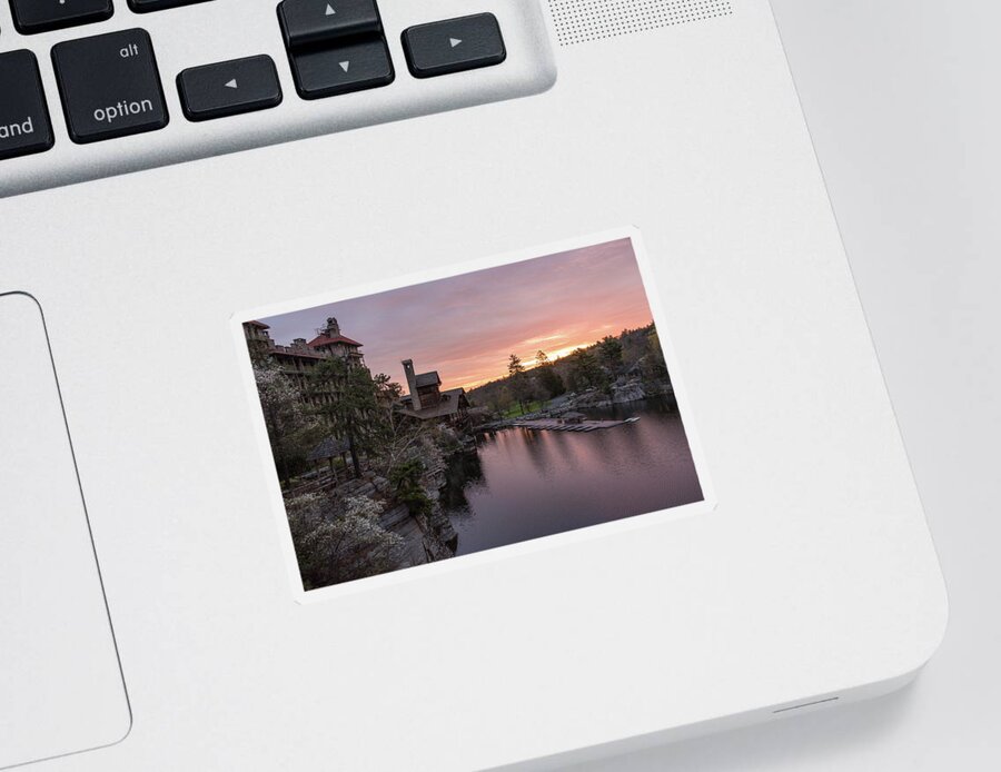 Mohonk Mountain House Sticker featuring the photograph A New Day by Kristopher Schoenleber
