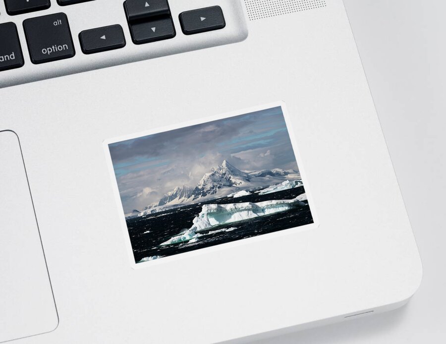 Iceberg Sticker featuring the photograph A Warm Summer Day by Alex Lapidus
