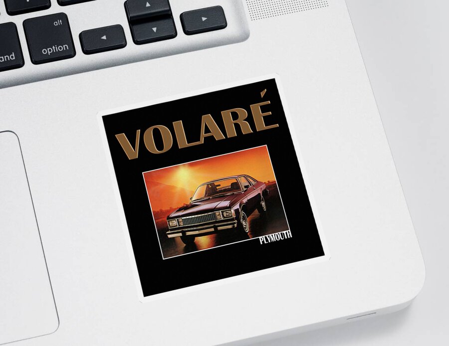 1970 Plymouth Volare Sticker featuring the photograph Automotive Art 485 by Andrew Fare