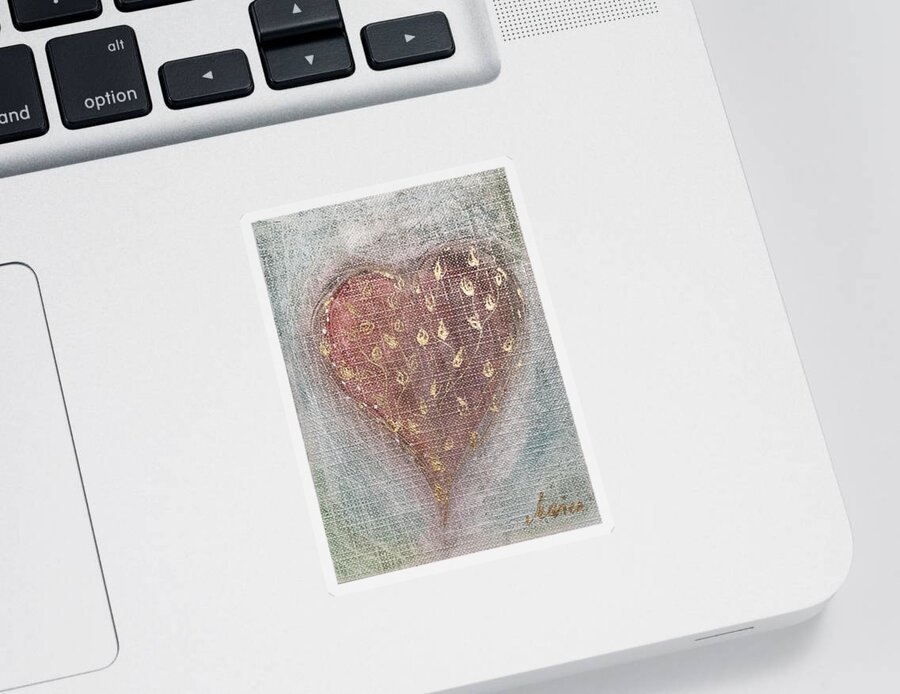Blossoming Love Sticker featuring the photograph Blossoming Love by Marianna Mills