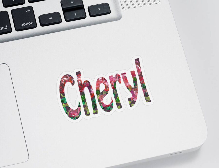 Cheryl Sticker featuring the digital art Cheryl by Corinne Carroll