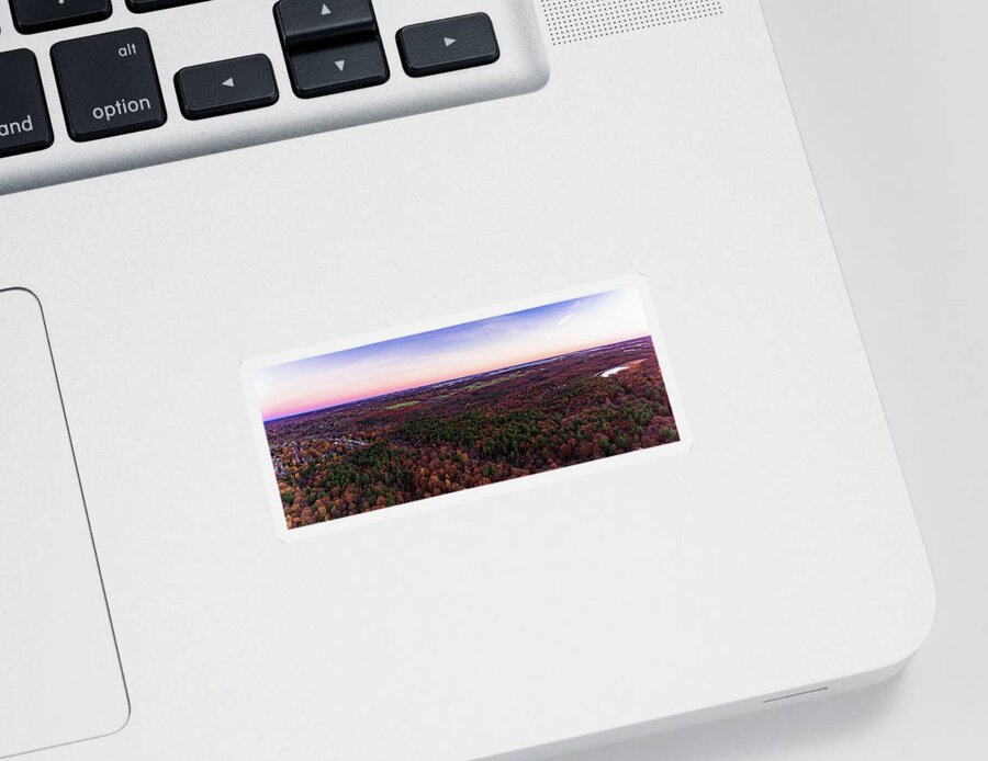 Fall Sticker featuring the photograph Colorful Panorama by William Bretton