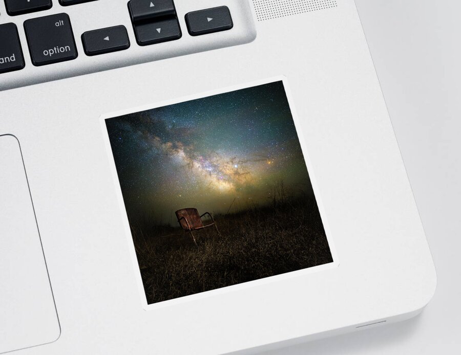 Milky Way Sticker featuring the photograph Country Planetarium by Aaron J Groen
