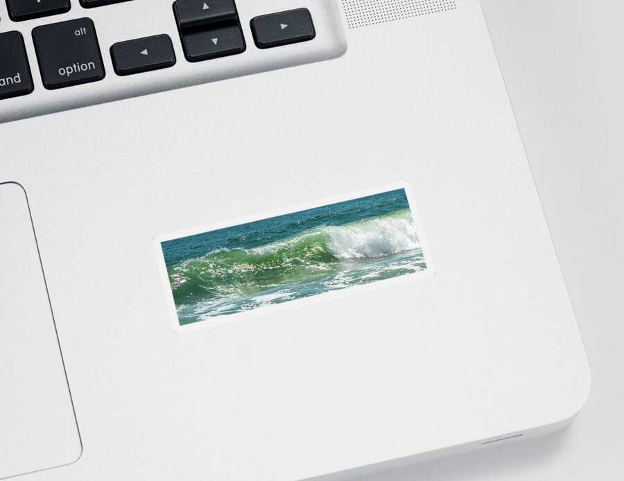 Ocean Sticker featuring the photograph Hurricane Wave by Donna Twiford