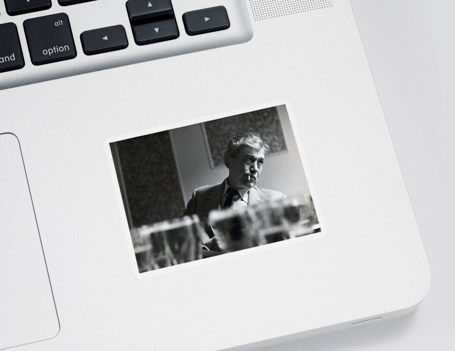 Actor Sticker featuring the photograph John Huston by Tom Hollyman
