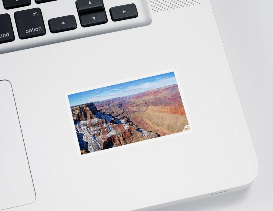 American Southwest Sticker featuring the photograph Lipan Point Panorama by Todd Bannor