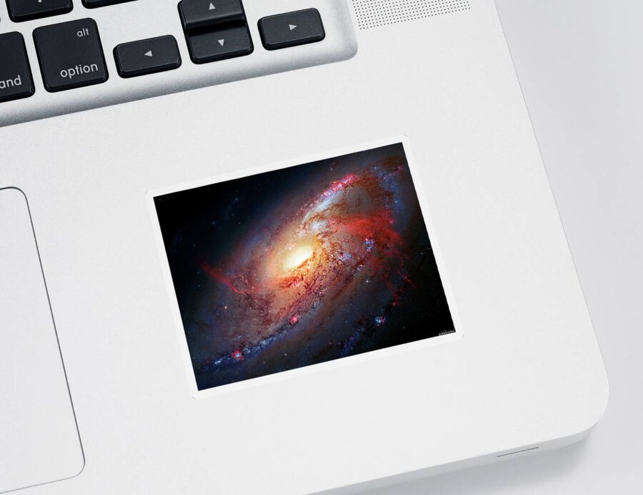 M 106 Sticker featuring the photograph M 106 by Weston Westmoreland