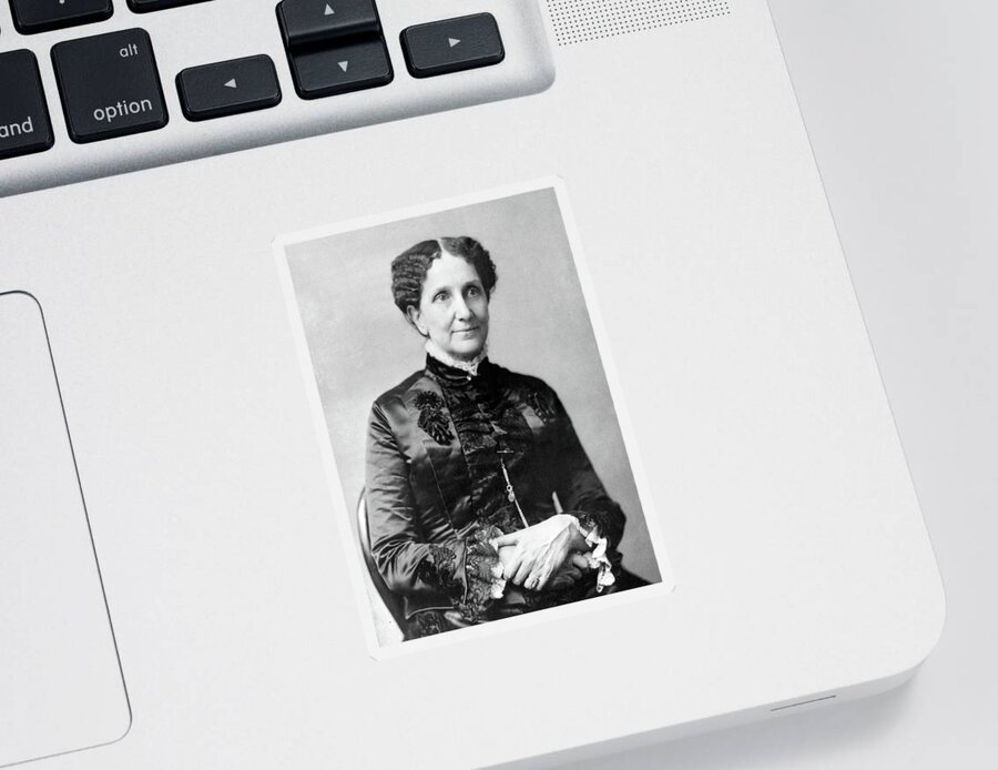 20th Century Sticker featuring the photograph Mary Baker Eddy, Founder Of Christian by Science Source