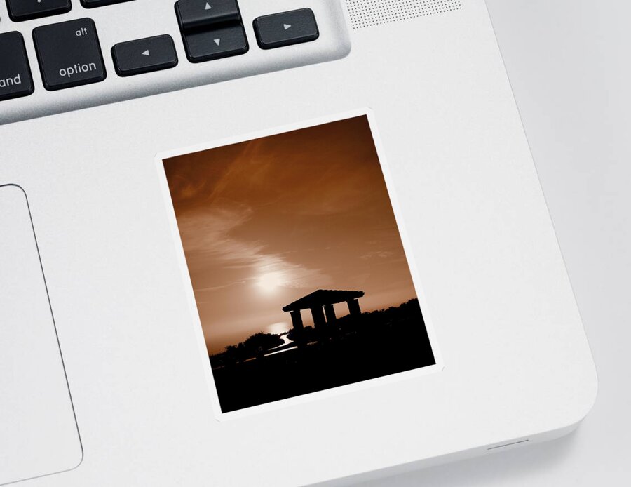 Palos Verdes Sticker featuring the photograph Moonlight Ride by Joe Schofield