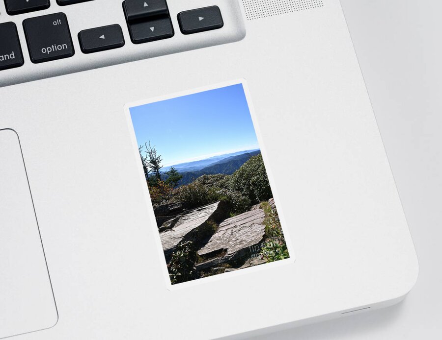Mount Leconte Sticker featuring the photograph Mount LeConte 10 by Phil Perkins