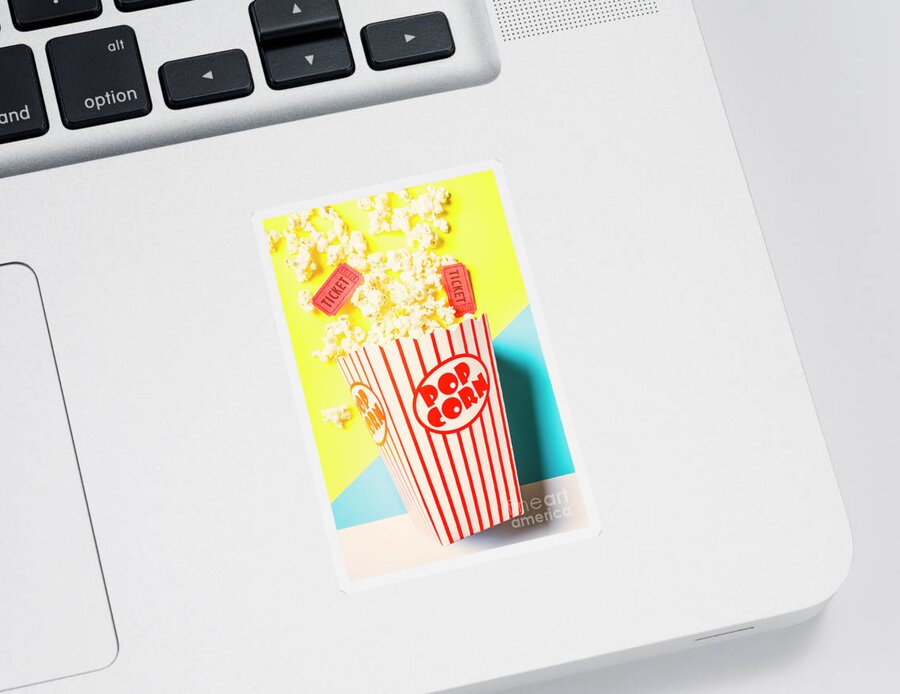Movies Sticker featuring the photograph Movie motion picture by Jorgo Photography