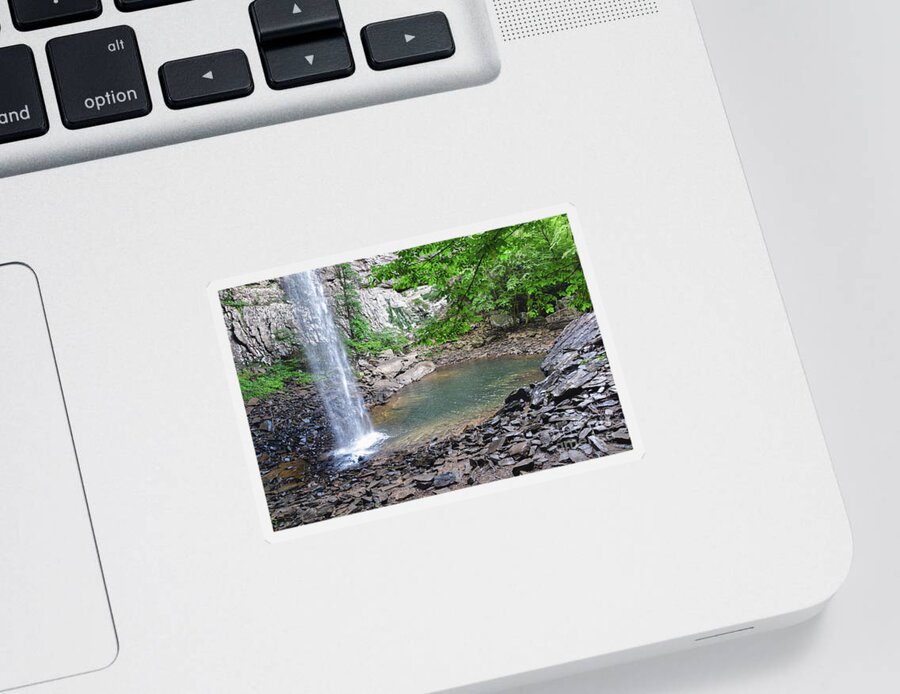Tennessee Sticker featuring the photograph Ozone Falls 11 by Phil Perkins
