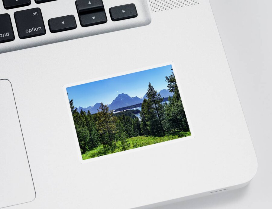 Signal Mountain Sticker featuring the photograph Signal Mountain View by Joe Kopp