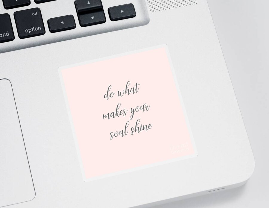 Soul Shine Sticker featuring the digital art Soul Shine by Sharon Mau