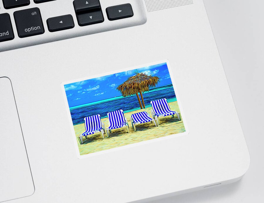Photography Sticker featuring the photograph Summer by Paul Wear