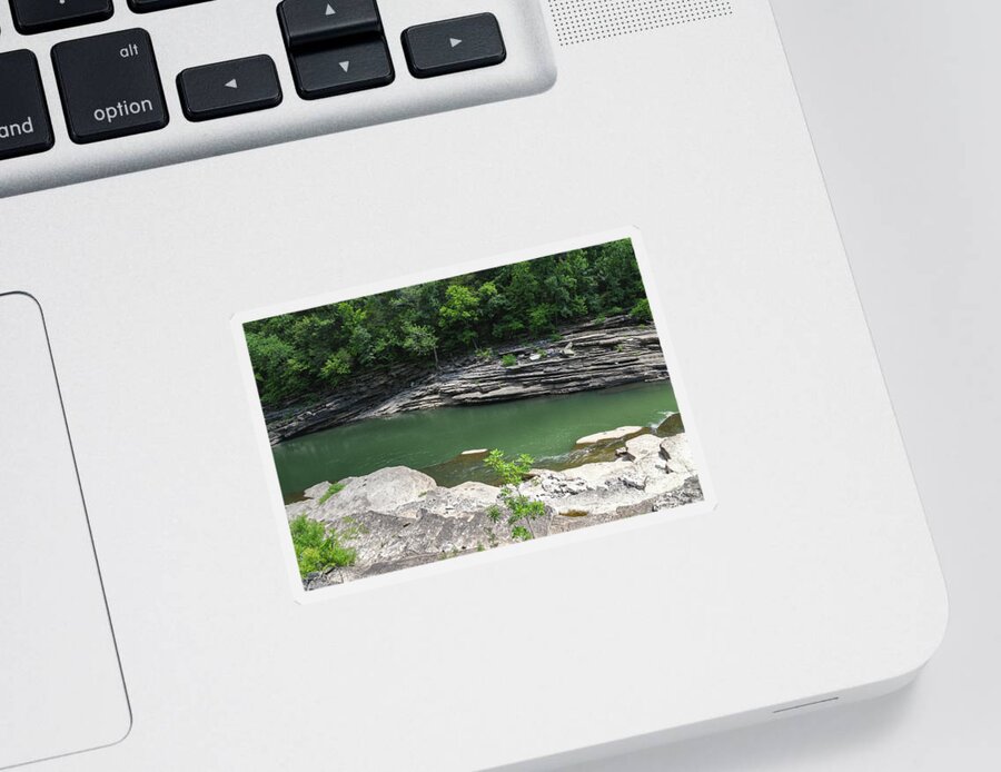 Tennessee Sticker featuring the photograph Swimming Hole by Phil Perkins