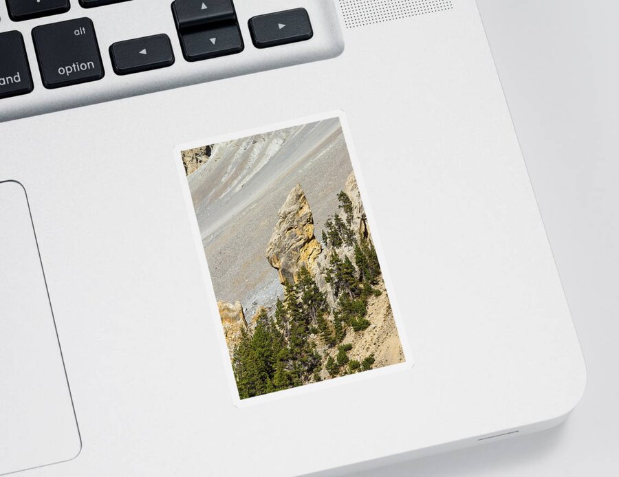 Mountain Landscape Sticker featuring the photograph The Casse Deserte - 5 - French Alps by Paul MAURICE