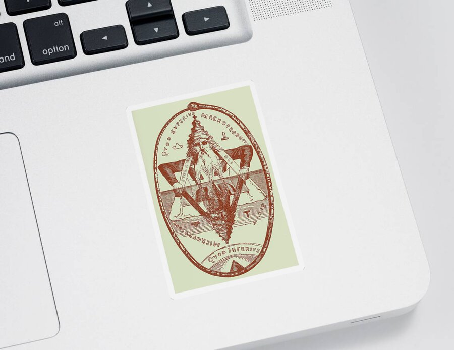 The Great Symbol Of Solomon Sticker by Eliphas Levi - Fine Art America