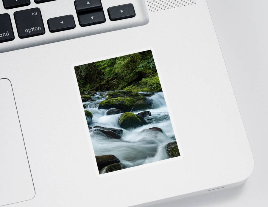 Rivers Sticker featuring the photograph White Water by Steven Clark