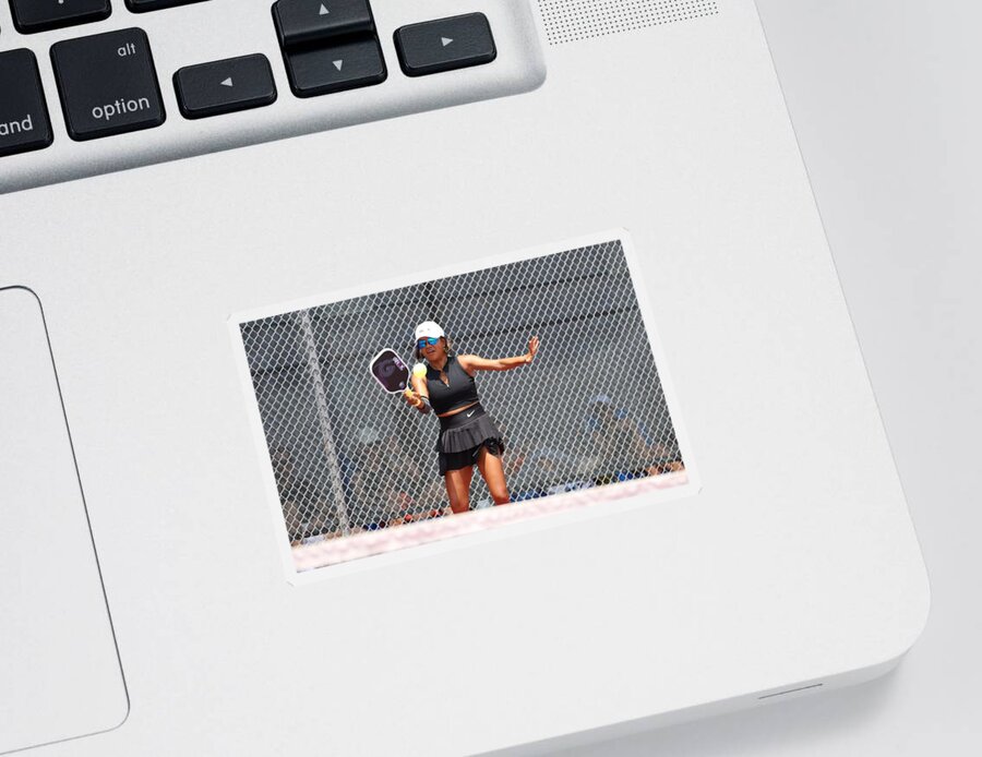 Us Open Pickleball Championships 2023 Sticker featuring the photograph 0643 by Donn Ingemie