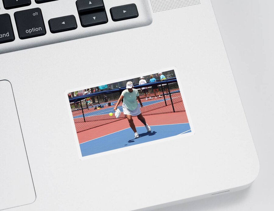 Us Open Pickleball Championships 2023 Sticker featuring the photograph 0916 by Donn Ingemie