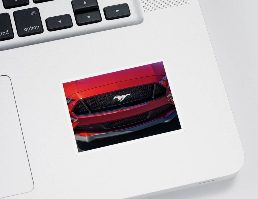2019 Ford Mustang Gt 5.0 Sticker featuring the photograph 2019 Ford Mustang GT 5.0 X124 #1 by Rich Franco