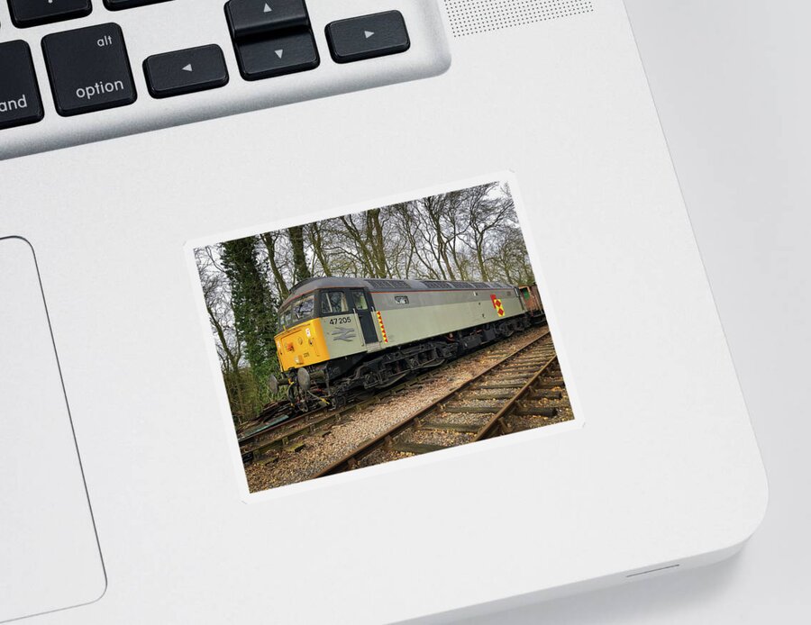 Diesel Sticker featuring the photograph British Rail Class 47 Diesel Locomotive #1 by Gordon James