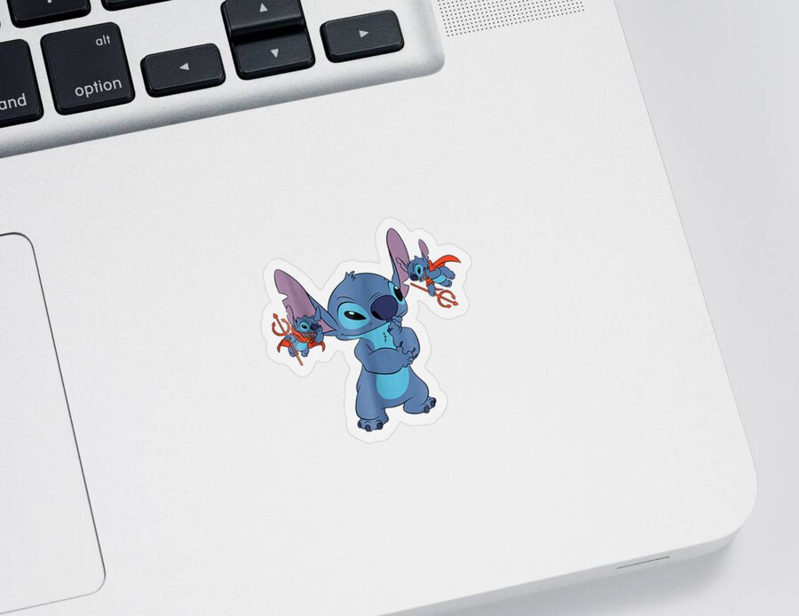 Disney Lilo and Stitch All Bad #1 Sticker by Otterc Olivi - Pixels
