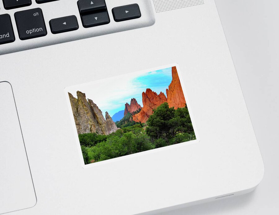Park Sticker featuring the photograph Garden of the Gods #2 by Ron Roberts