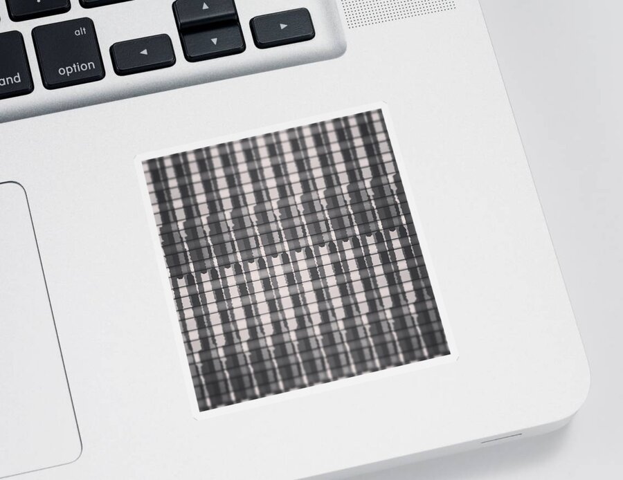 Abstract Sticker featuring the digital art Pattern 47 by Marko Sabotin