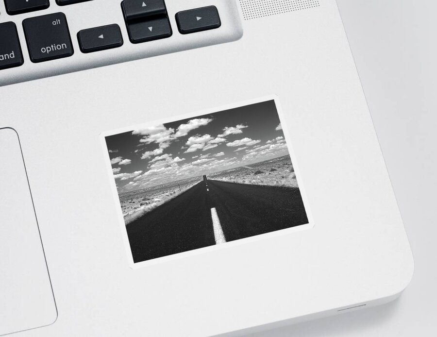 Highway Sticker featuring the photograph The Highway by Mike McGlothlen