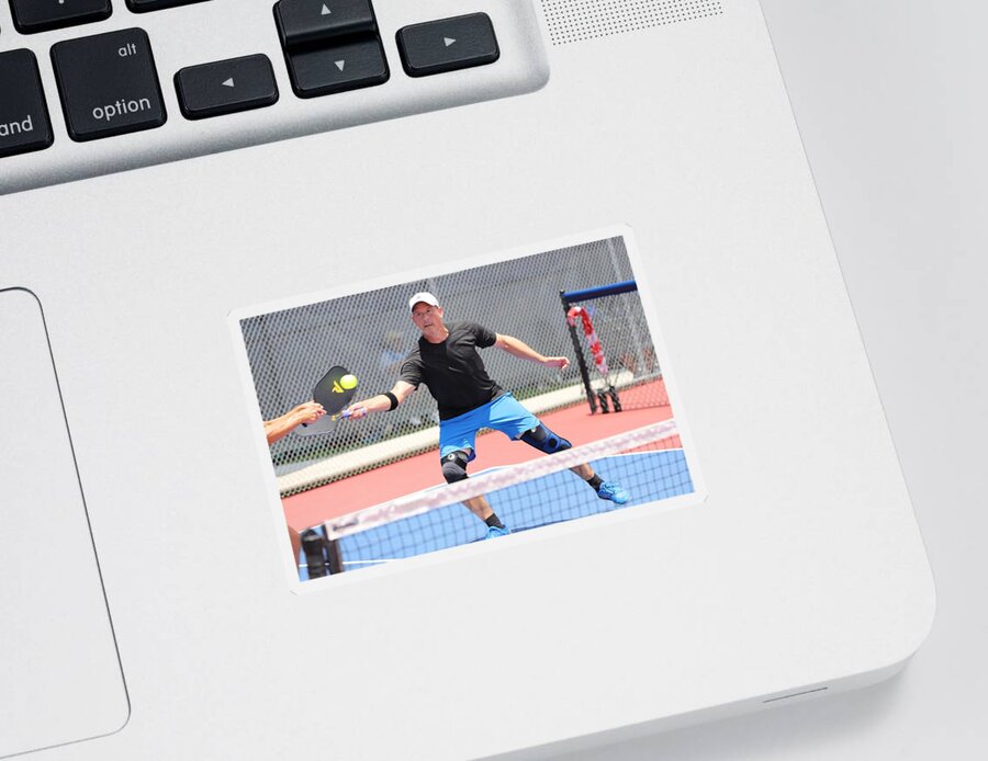 Us Open Pickleball Championships 2023 Sticker featuring the photograph 1020 by Donn Ingemie