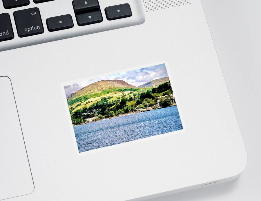  Sticker featuring the photograph Lake Windermere #2 by Gordon James