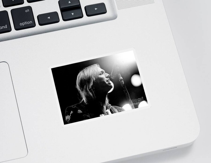 Singer Sticker featuring the photograph Tom Petty #22 by Concert Photos