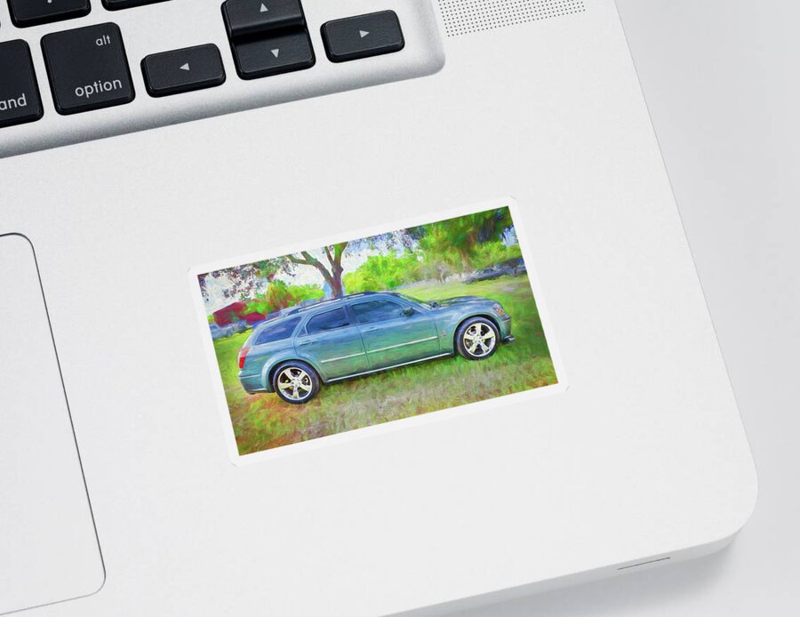 2006 Dodge Magnum Rt Sticker featuring the photograph 2006 Dodge Magnum RT X108 by Rich Franco