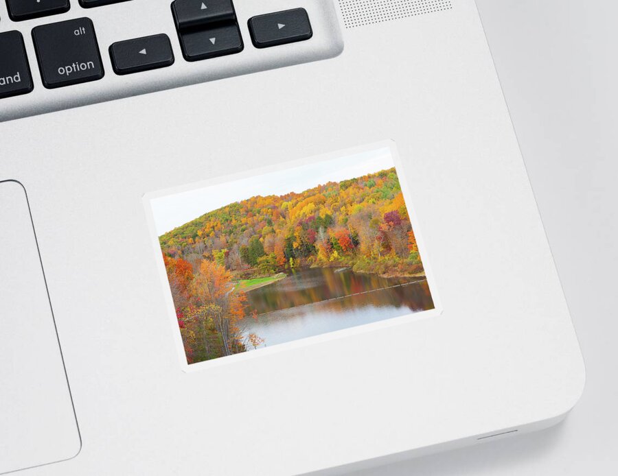 Fall Sticker featuring the photograph Connecticut Foliage_8196 by Rocco Leone