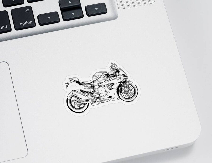 BMW M series logo stickers for cars, bikes, laptops